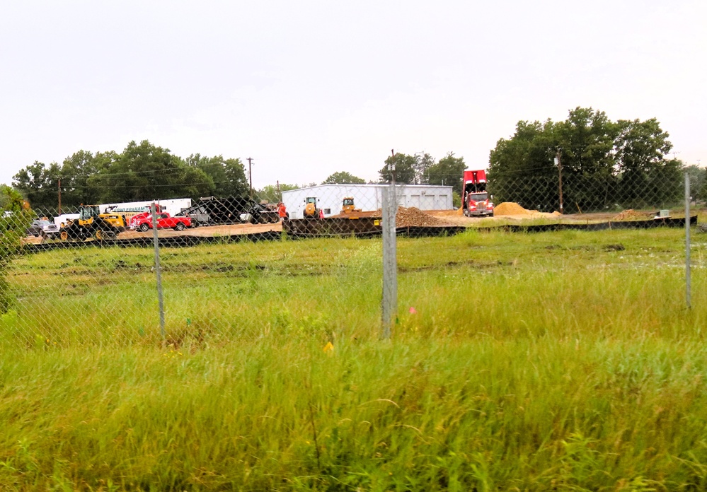 June 2025 construction operations for $55.75 million Collective Training Officers Quarters Project at Fort McCoy
