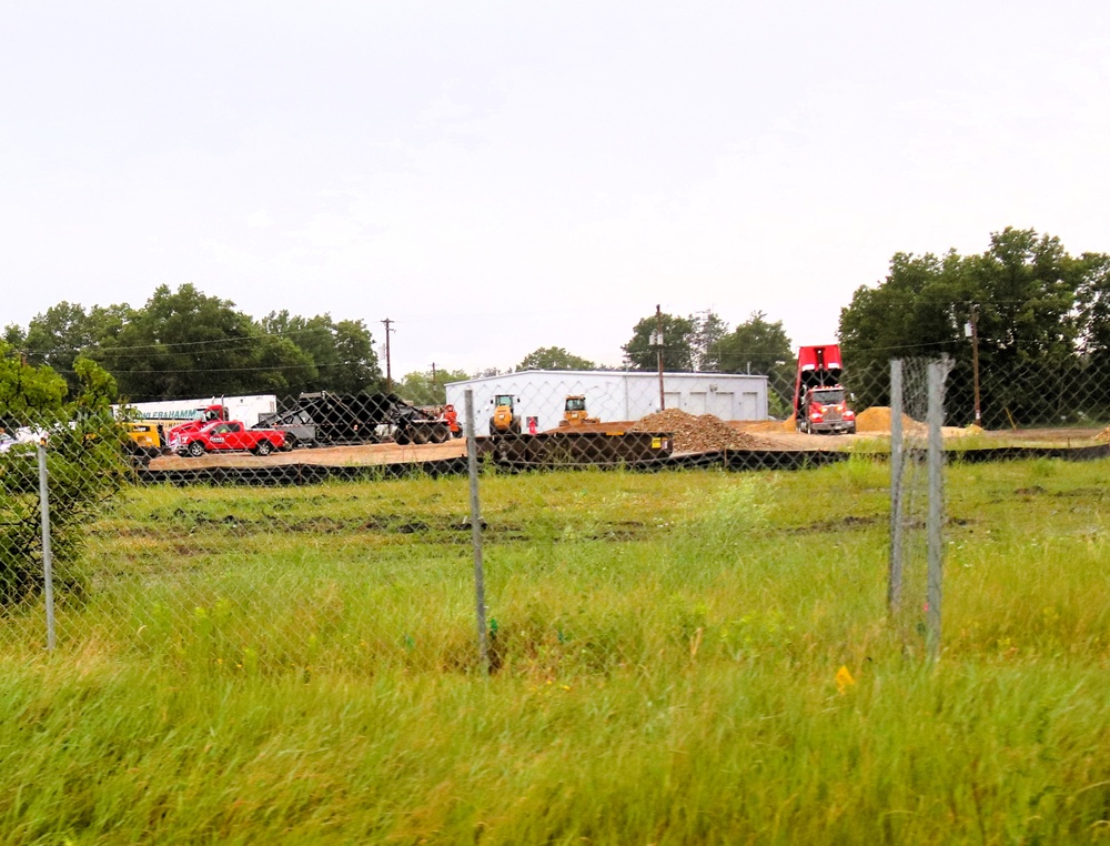 June 2025 construction operations for $55.75 million Collective Training Officers Quarters Project at Fort McCoy