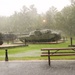 Rainy day at Fort McCoy's historic Commemorative Area