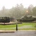 Rainy day at Fort McCoy's historic Commemorative Area