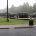 Rainy day at Fort McCoy's historic Commemorative Area