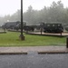 Rainy day at Fort McCoy's historic Commemorative Area