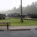 Rainy day at Fort McCoy's historic Commemorative Area