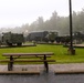 Rainy day at Fort McCoy's historic Commemorative Area