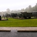 Rainy day at Fort McCoy's historic Commemorative Area