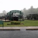Rainy day at Fort McCoy's historic Commemorative Area