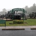 Rainy day at Fort McCoy's historic Commemorative Area