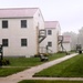 Rainy day at Fort McCoy's historic Commemorative Area