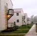 Rainy day at Fort McCoy's historic Commemorative Area
