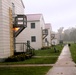 Rainy day at Fort McCoy's historic Commemorative Area