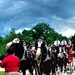 Hundreds attend Clydesdales visit to Fort McCoy; parade held at Pine View Campground