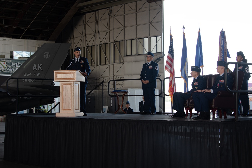 Johnston takes command of the 354th Fighter Wing