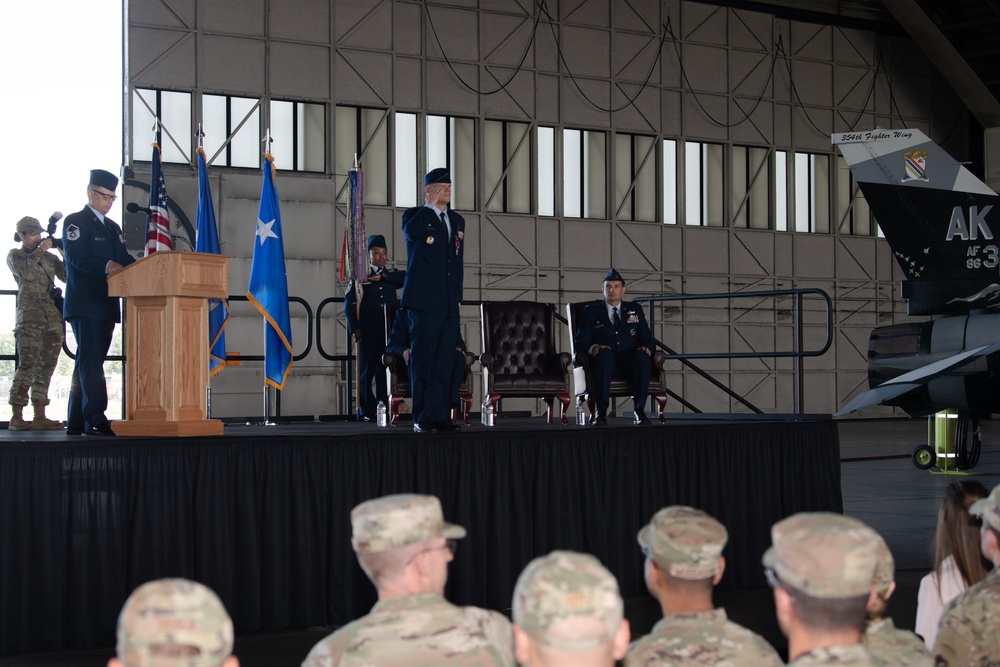 Johnston takes command of the 354th Fighter Wing