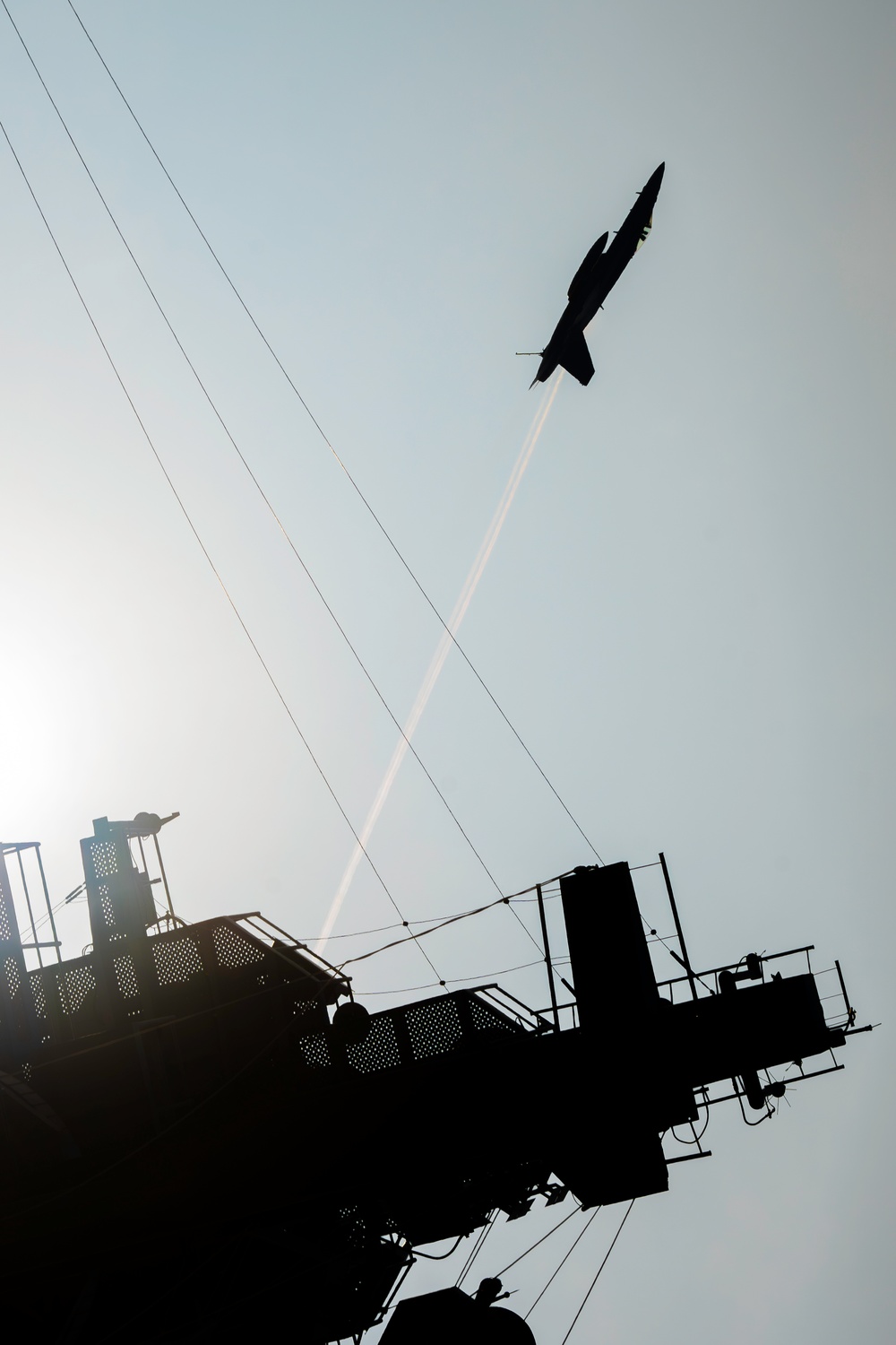 George Washington Conducts Flight Operations