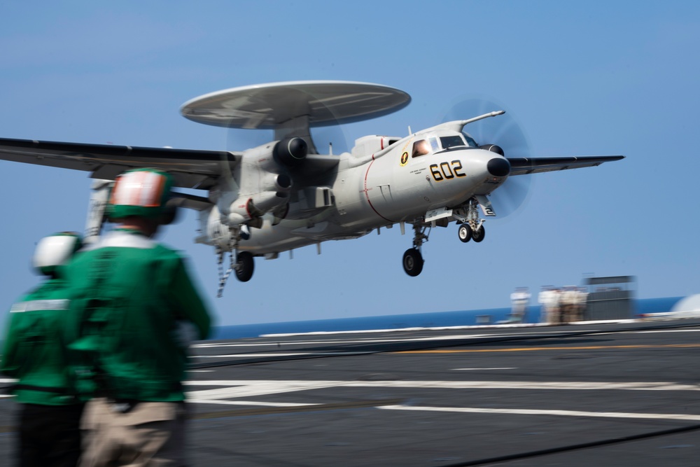 George Washington Conducts Flight Operations