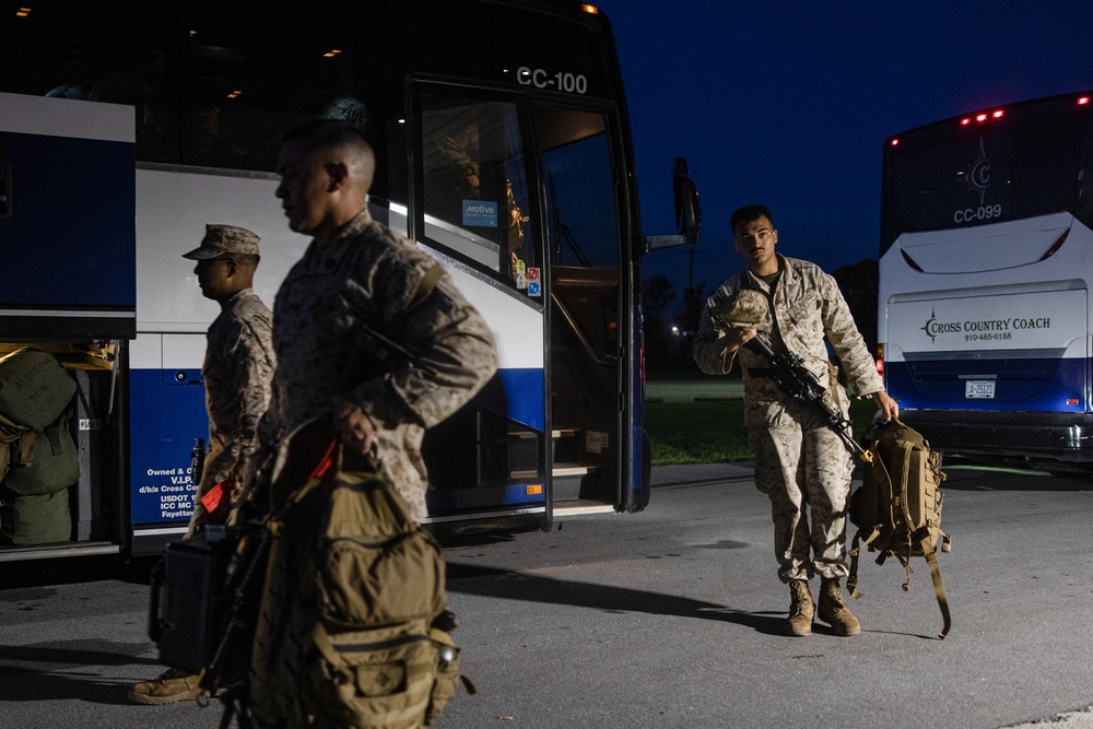 SLTE 4-25: 6th Marine Regiment Departure