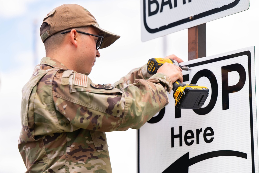 Malmstrom sign shop catalyzes base operations, safety and communication