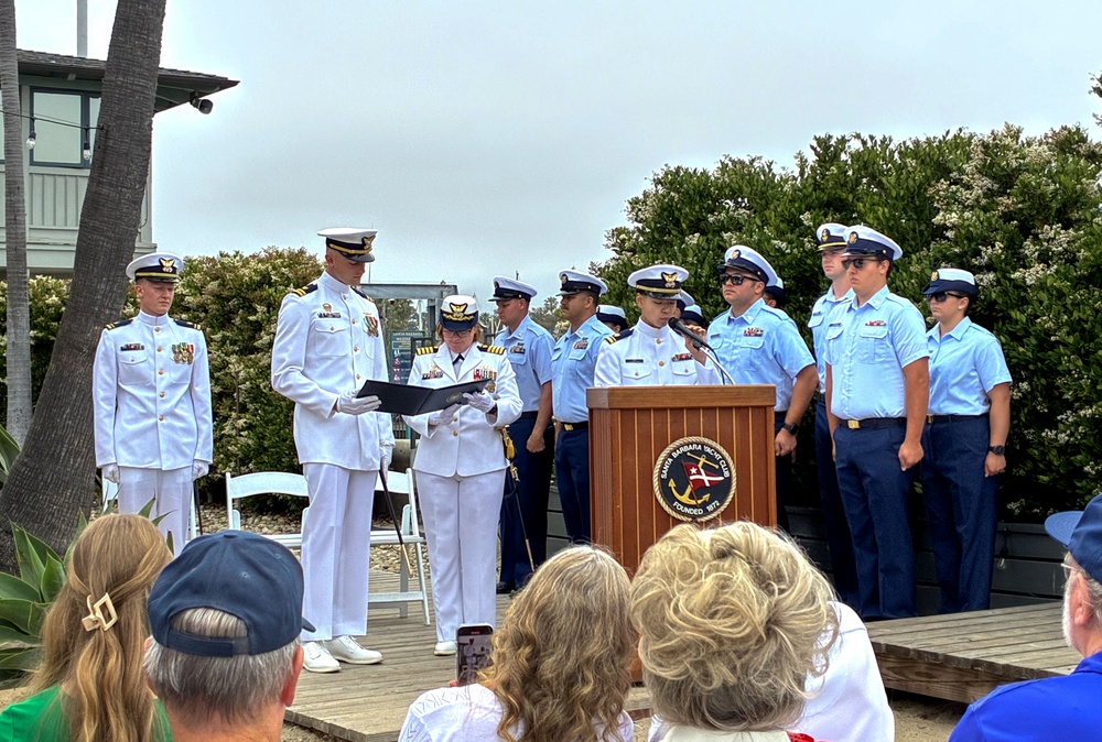 U.S. Coast Guard Cutter Blackfin Change of Command at Santa Barbara Yacht Club