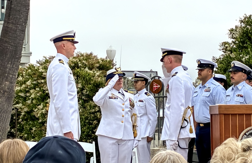 U.S. Coast Guard Cutter Blackfin Change of Command at Santa Barbara Yacht Club