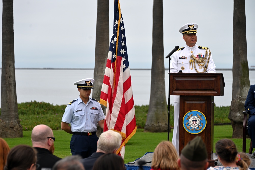 U.S. Coast Guard Cutter Terrell Horne III Change of Command at Coast Guard Base Los Angeles-Long Beach