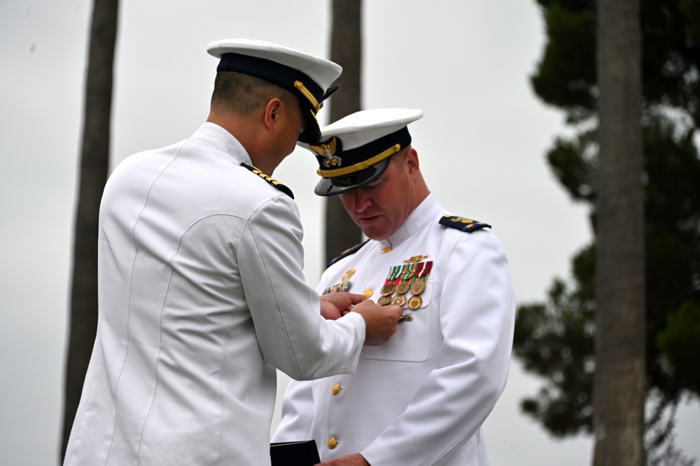 U.S. Coast Guard Cutter Terrell Horne III Change of Command at Coast Guard Base Los Angeles-Long Beach