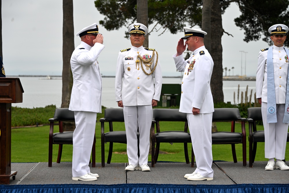 U.S. Coast Guard Cutter Terrell Horne III Change of Command at Coast Guard Base Los Angeles-Long Beach
