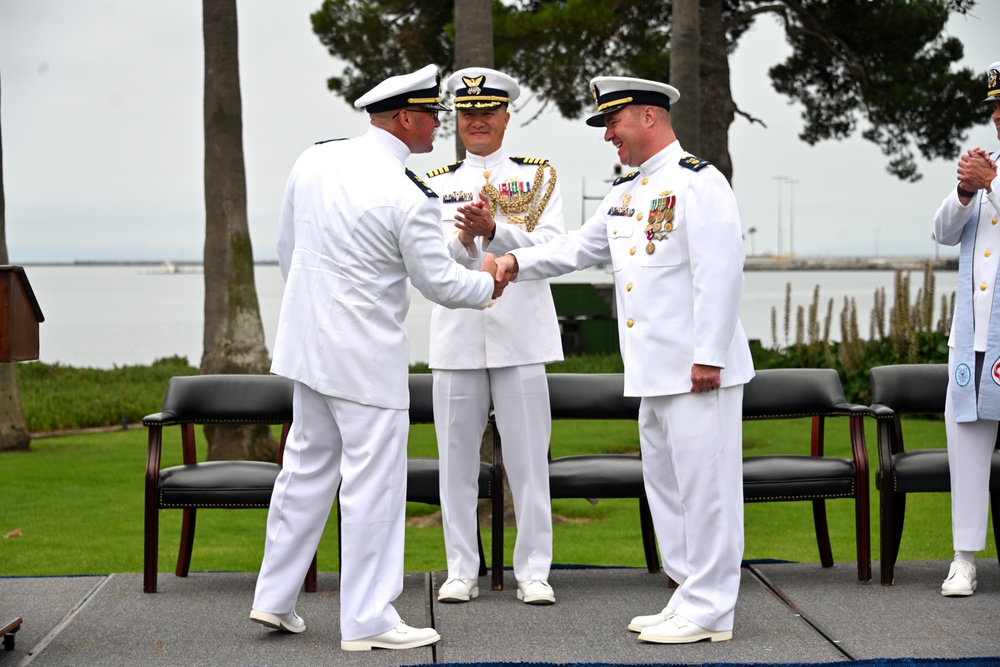U.S. Coast Guard Cutter Terrell Horne III Change of Command at Coast Guard Base Los Angeles-Long Beach