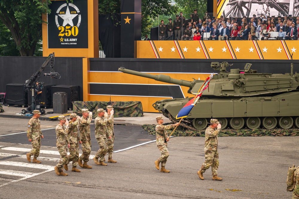 Army’s 250th Birthday Parade Pass in Review