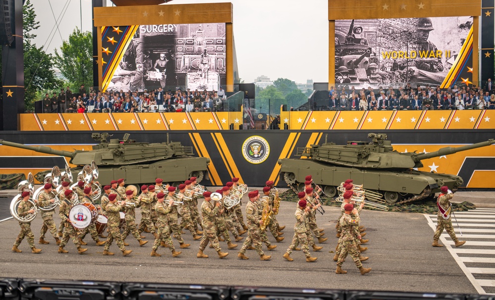Army’s 250th Birthday Parade Pass in Review
