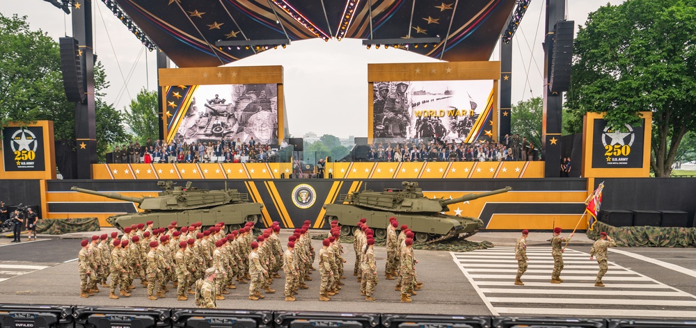 Army’s 250th Birthday Parade Pass in Review