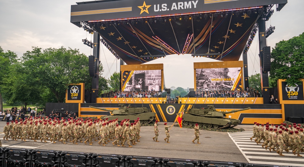 Army’s 250th Birthday Parade Pass in Review