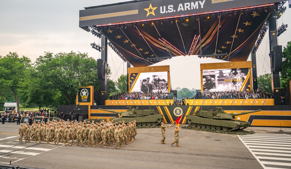 Army’s 250th Birthday Parade Pass in Review