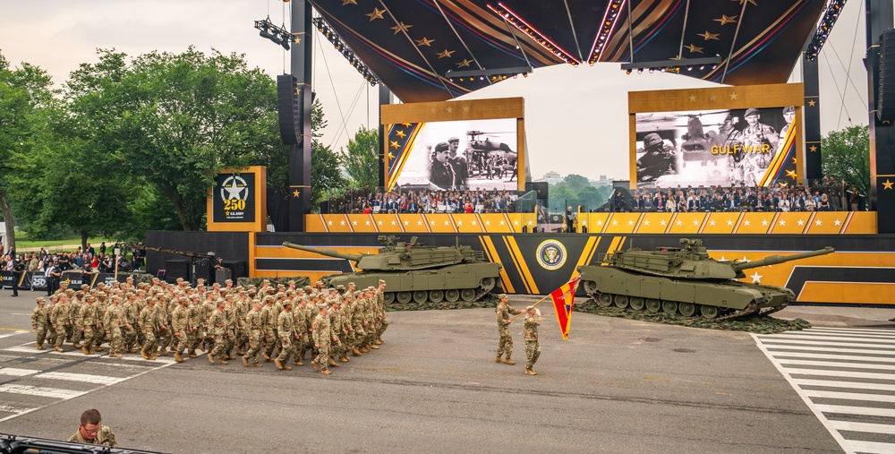 Army’s 250th Birthday Parade Pass in Review
