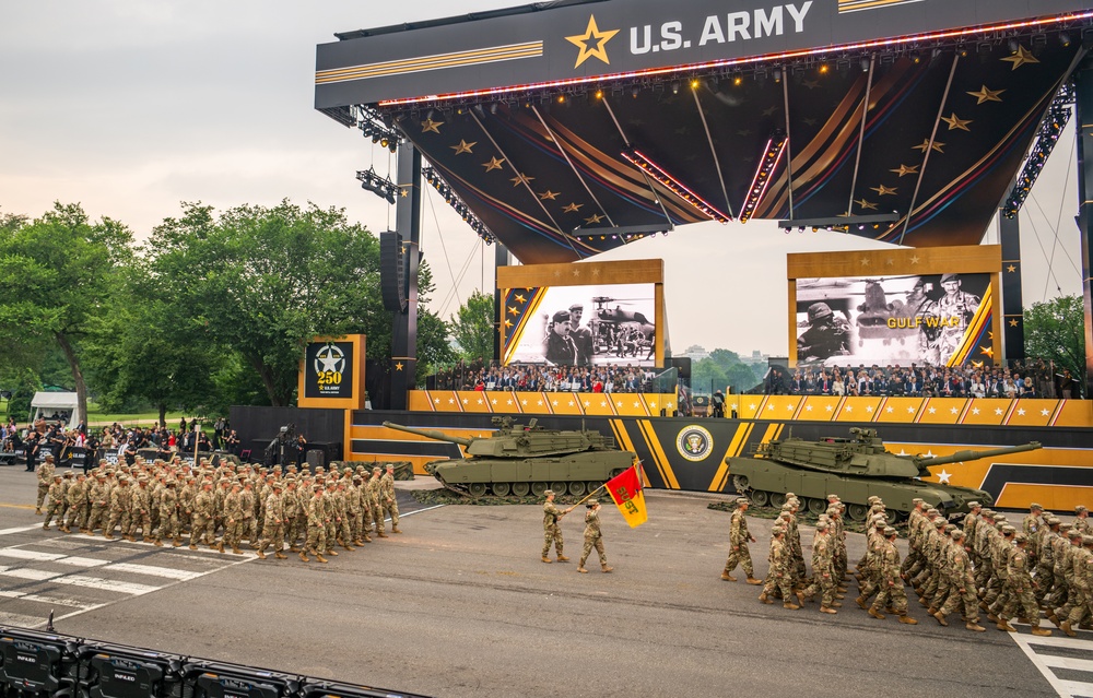 Army’s 250th Birthday Parade Pass in Review