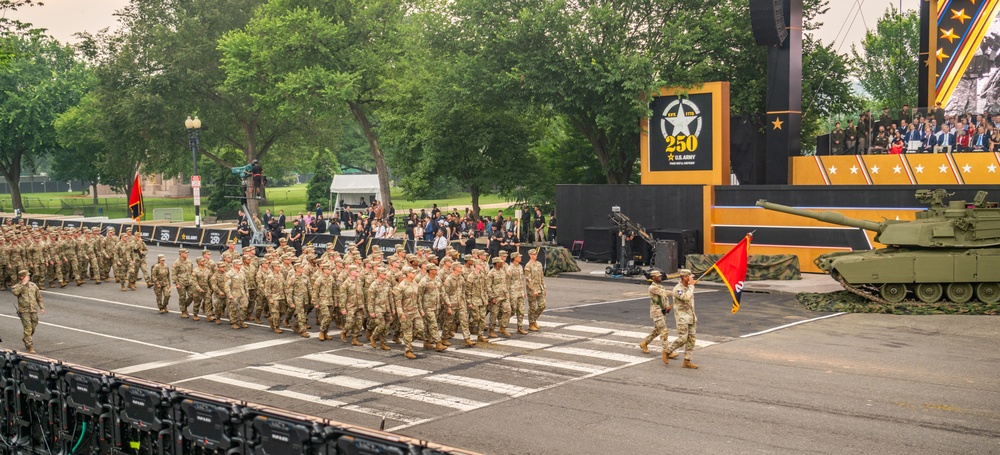 Army’s 250th Birthday Parade Pass in Review