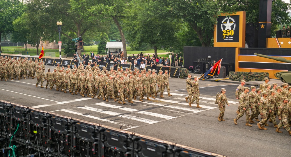 Army’s 250th Birthday Parade Pass in Review