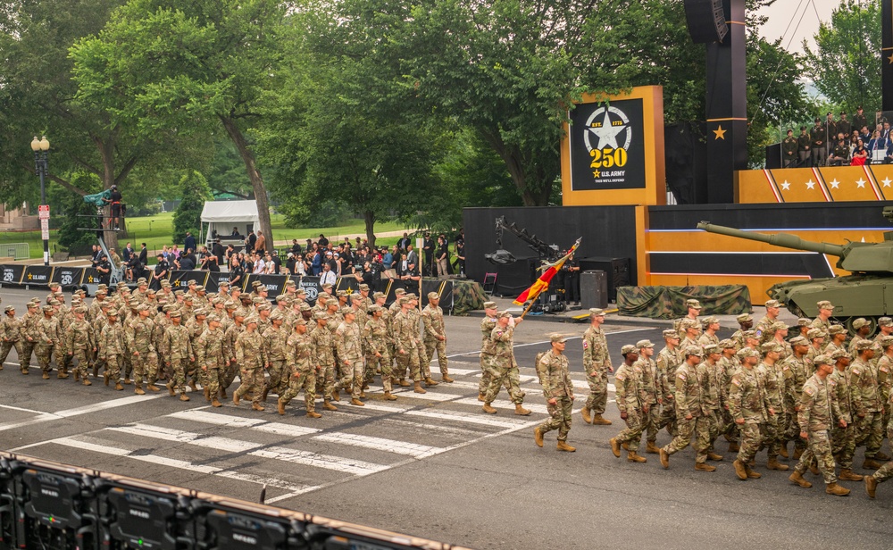 Army’s 250th Birthday Parade Pass in Review