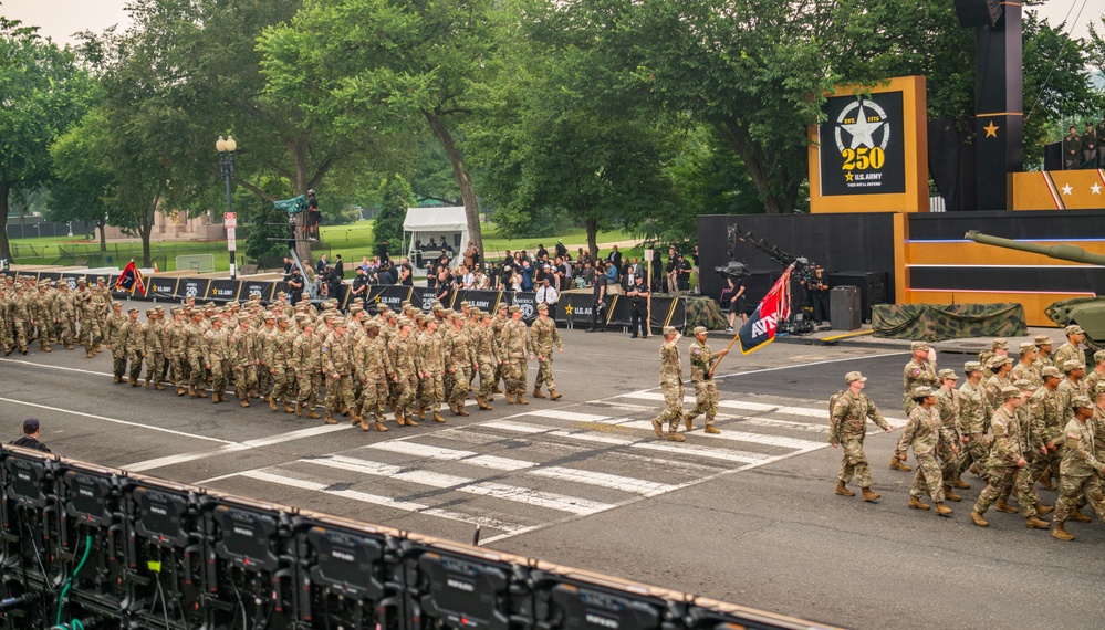Army’s 250th Birthday Parade Pass in Review