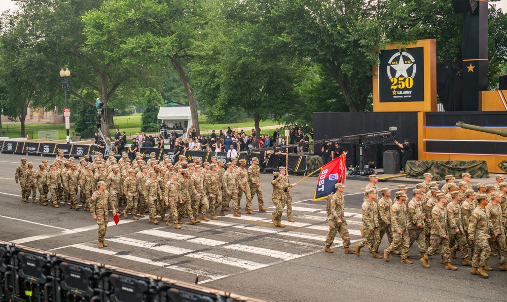 Army’s 250th Birthday Parade Pass in Review