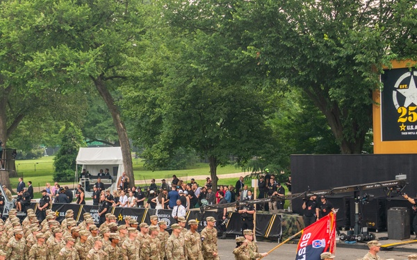 Army’s 250th Birthday Parade Pass in Review