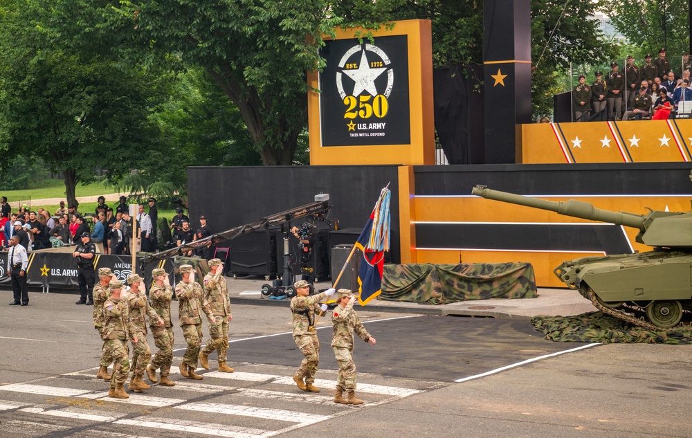 Army’s 250th Birthday Parade Pass in Review