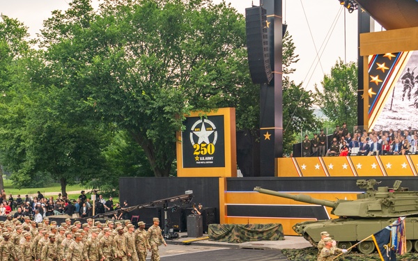 Army’s 250th Birthday Parade Pass in Review