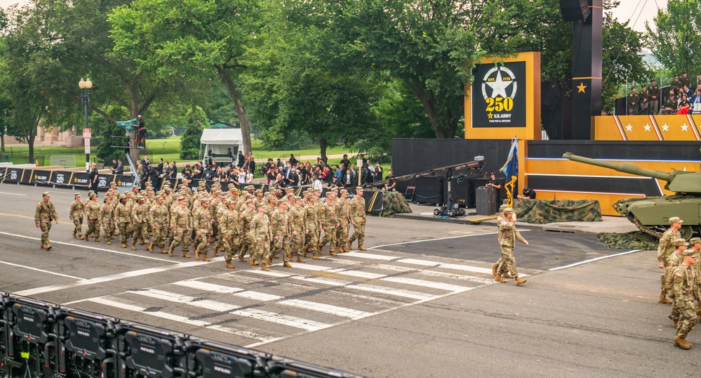 Army’s 250th Birthday Parade Pass in Review