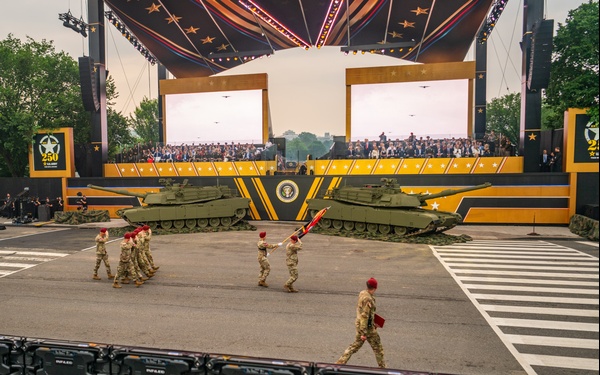 Army’s 250th Birthday Parade Pass in Review