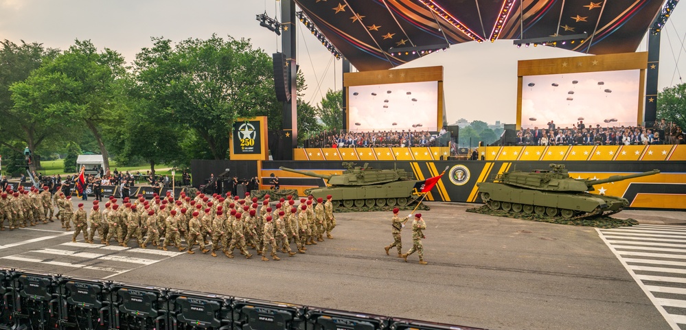 Army’s 250th Birthday Parade Pass in Review
