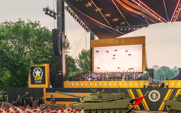 Army’s 250th Birthday Parade Pass in Review