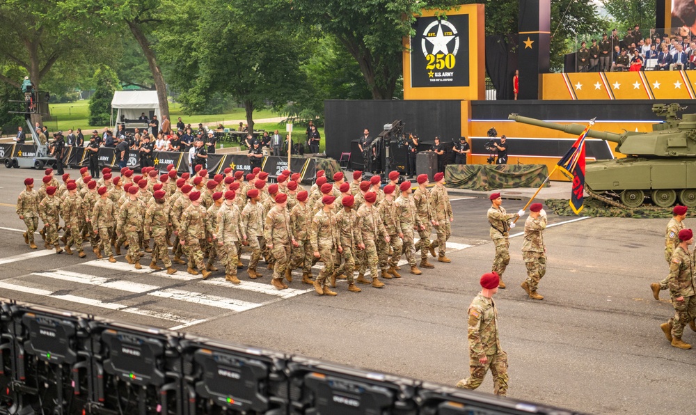 Army’s 250th Birthday Parade Pass in Review