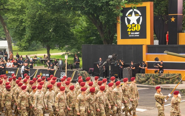 Army’s 250th Birthday Parade Pass in Review