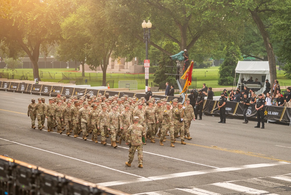 Army’s 250th Birthday Parade Pass in Review