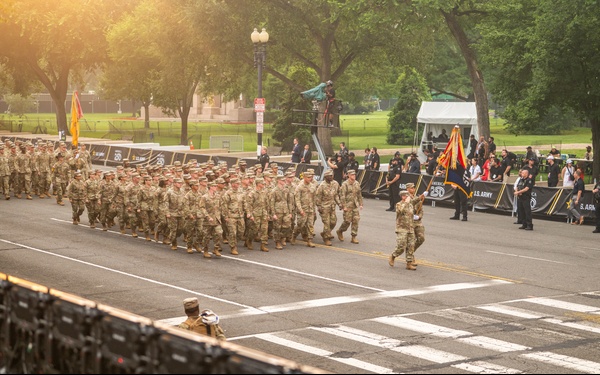 Army’s 250th Birthday Parade Pass in Review
